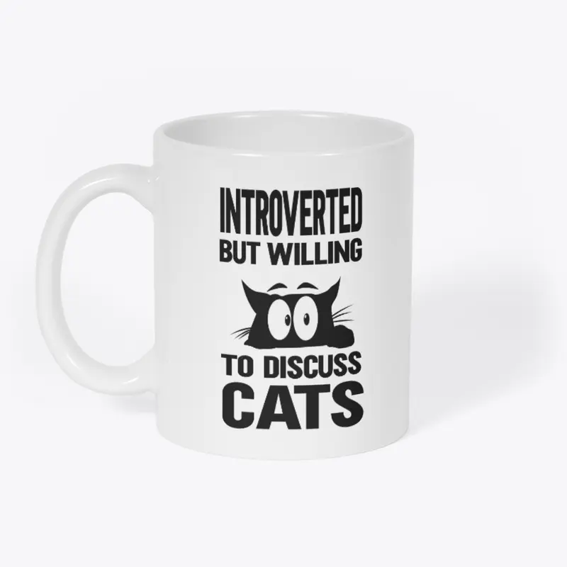 Introverted Funny Cat Mugs